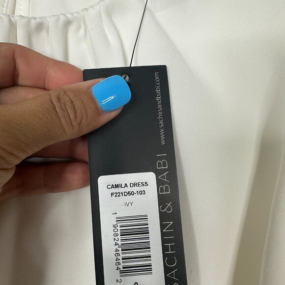 NWT SACHIN + BABI Camila Dress Ivory Wedding Party 6 - Picture 8 of 10